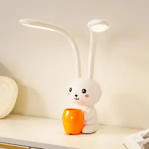 Lindby LED-Tischleuchte Haas, beige, Kunststoff, CCT, 39 cm günstig