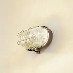 Prios Außenwandleuchte Kirgo, grau, Kunststoff, IP44