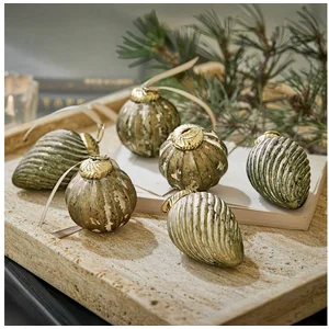 LOBERON Mirabeau Christbaumschmuck Weihnachtsschmuck 6er Set Miras ant...