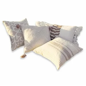 LOBERON Mirabeau Kissenhülle Kissenhülle 4er Set Olette creme/braun, none günstig