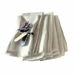 LOBERON Mirabeau Stoffserviette Serviette 6er Set Fibi weiß günstig