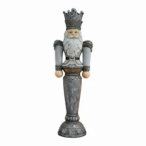 LOBERON Mirabeau Weihnachtsfigur Deko-Figur Carter antikgrau (kein Set...