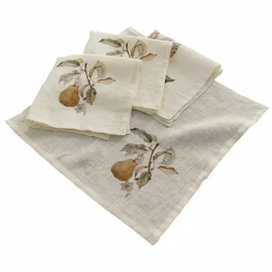 LOBERON Mirabeau Stoffserviette Serviette 4er Set Tupisa offwhite günstig