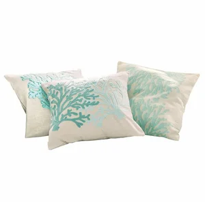 LOBERON Mirabeau Kissenhülle Kissenhülle 3er Set Vaiea türkis/beige, none günstig