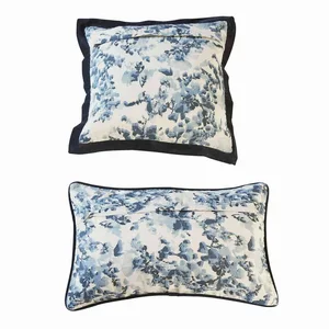 LOBERON Mirabeau Kissenhülle Kissenhülle 2er Set Miretique blau/weiß, none günstig