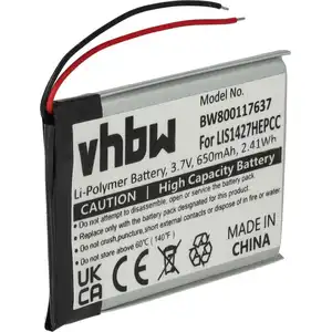 vhbw Akku kompatibel mit Sony NW-A25, NW-A26, NWZ-E464, NW-A27, MDR-ZX...