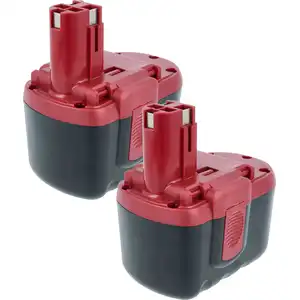 vhbw 2x Akku Ersatz für Bosch 2607335279, 2607335268, 2607335509, 2607...