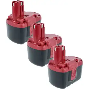 vhbw 3x Akku kompatibel mit Bosch BACCS 24V, GBH-24V, 52324, 52324B, 3...