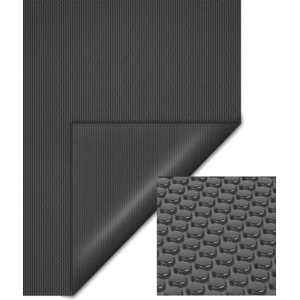 Wiltec Pool Solarfolie 5 x 8 m, schwarz, Poolheizung aus 140 µ starkem PE Film, Poolabdeckung Poolplane Solarplane rechteckig günstig