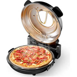 WILTEC Pizzamaker mit Keramiksteinplatte Ø32cm und Sichtfenster, zwei ... günstig