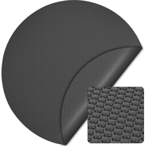 Wiltec Pool Solarfolie Ø 5 m, schwarz, Poolheizung aus 120 µ starkem PE Film, Poolabdeckung Poolplane Solarplane rund günstig