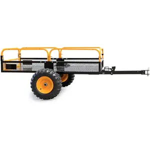 Wiltec, Zubehör Gartenmaschinen, Kippanhänger bis 450kg für Rasentrakt... günstig