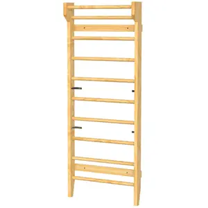 Toboli Sprossenwand in Holzoptik 195 cm, Sproßenwand bis 150 kg, Turnw... günstig