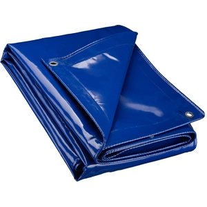 Wiltec wetterfeste Abdeckplane blau, wasserfeste Plane mit Ösen 5 x 8 ... günstig