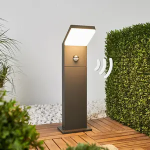 Arcchio LED-Wegeleuchte Yolena, Sensor, 60 cm, anthrazit