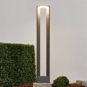 Lucande LED-Wegelampe Jeny, 100 cm, anthrazit, Aluminium