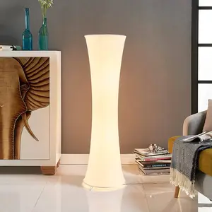 Lindby Stehleuchte Liana, Höhe 123 cm, weiß, Textil günstig