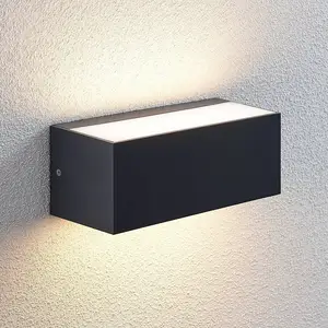 Lindby LED-Außenwandlampe Nienke, 23 cm, seewasserfest, IP65