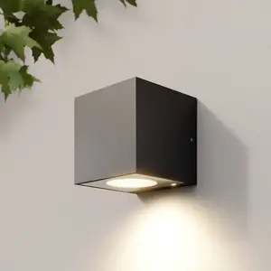 Arcchio LED-Außenwandlampe Tassnim, 1-flg., anthrazit, IP65