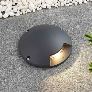 Lindby LED-Bodenstrahler Cormac, 1-flammig, Ø 21 cm, IP67