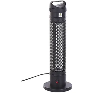 BELIANI Heizstrahler freistehend Schwarz Aluminium Elektro Carbon Infr... günstig