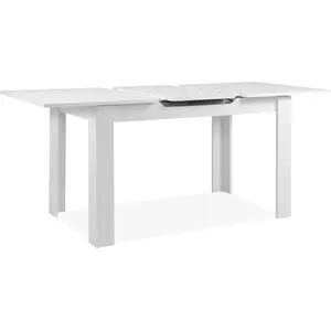finori Birmingham 80A Auszugstisch, weiß Maß: B x H x T ca. 125-165 x 75 x 80 cm günstig