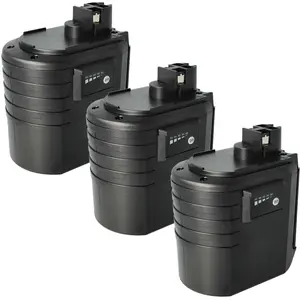 vhbw 3x Akku kompatibel mit Würth ABH 20-SLE, ABH 20 Werkzeug (3000 mA...