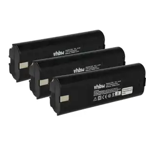 vhbw 3x Akku kompatibel mit Makita 6012DWK, 6015DWE, 6012DL, 6012DW, 6...