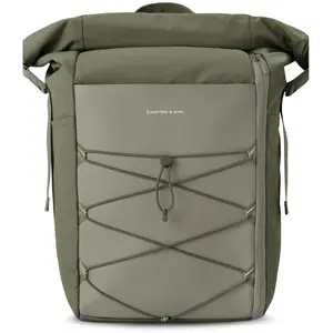 Kapten & Son Rucksack Yoho Forest Green 24-30 L | Rolltop Rucksack Dam...
