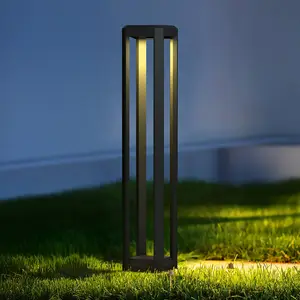 Maytoni LED-Wegeleuchte Royal Mile, grau, Höhe 80 cm, Alu