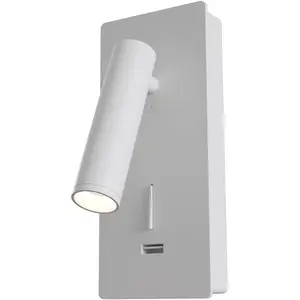 Maytoni, Deckenleuchte, Mirax LED Wandleuchte, Wandlampe 3W Weiss Warmweiss (200 lm) günstig