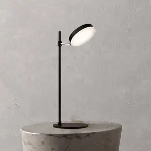 Maytoni LED-Tischlampe Fad, schwarz, Metall 47 cm justierbar günstig