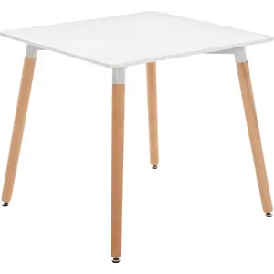 CLP Küchentisch Viborg weiß Größe 80 cm Größe 80 cm günstig