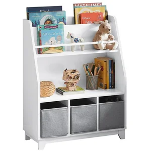 SoBuy Bücherregal KMB34, Kinderregal mit Ablagefächern und 3 Boxen Spi... günstig