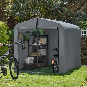SoBuy Fahrradgarage wetterfest Gerätehaus Fahrradgarage für 2-4 Fahrrä... günstig