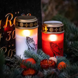 STERNTALER LED-Grablicht, rot, Höhe 12 cm, IP44, Batterie