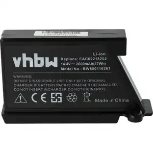 vhbw Akku kompatibel mit LG Hom-Bot VR64701LVM, VR64702LVMP, VR64701, ...