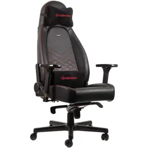 noblechairs Icon, Gaming Stuhl, Rot, Schwarz