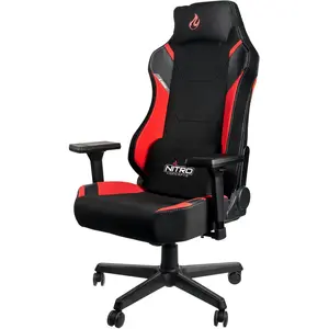 Nitro Concepts X1000, Gepolsterter Sitz, Gepolsterte Rückenlehne, Schw...
