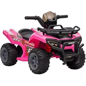HOMCOM Mini Elektro-Quad für Kinder 18-36 Monate, Elektro ATV mit LED ... günstig