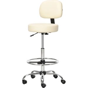 HOMCOM Drehbarer Barhocker Arbeitshocker mit Lehne höhenverstellbar PU... günstig