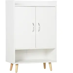HOMCOM Schuhschrank Schuhregal mit Türen und Regalen für Flur und Eing... günstig