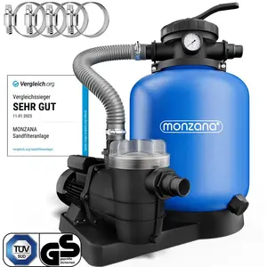 MONZANA Sandfilteranlage Pool SF13K 13.200L/h bis 58.000L günstig