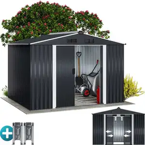 GARDEBRUK Gerätehaus XXL Metall 9m³ mit Fundament günstig