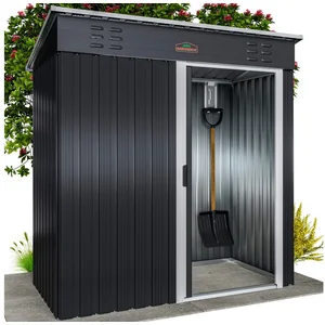 Deuba Gardebruk Gerätehaus, BxT: 162x86 cm, Geräteschuppen 1,5m² Gerätehaus Belüftung rostfreies Metall anthrazit günstig
