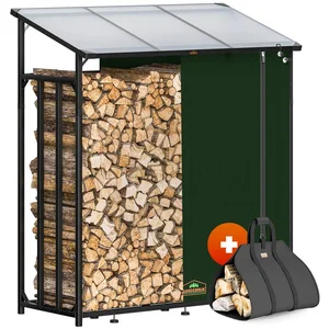 GARDEBRUK® Kaminholzregal XXL 198H x 163B x 70T cm günstig