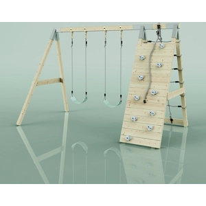 PolarPlay OutdoorToys Klettergerüst Biene aus Holz in Grün Mintgrün günstig