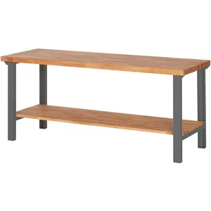 STIER Werktisch Premium mit Ablageboden BxTxH 2000x700x840 mm günstig