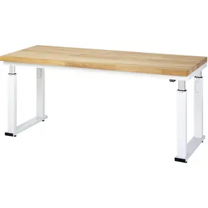STIER Elektrisch Höhenverstellbare Werkbank Premium BxTxH 2000x700x740...