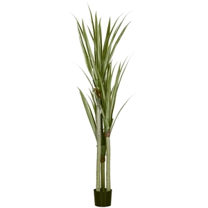 HOMCOM Künstliche Yucca groß 190cm Kunstpflanze, Plastik Künstliche Pf... günstig